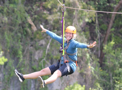 samana ziplining